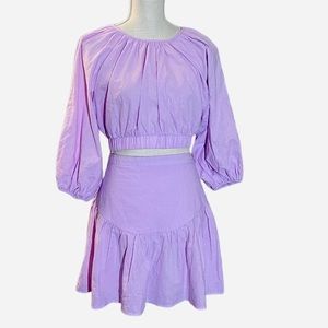 30. Off Fashion Nova cut out back Skirt set in pink NWT